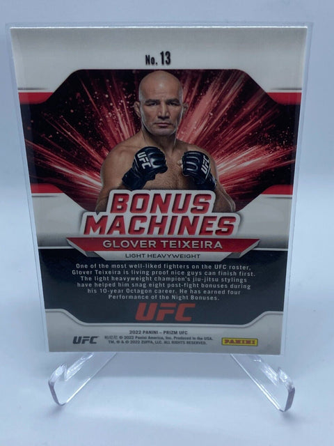 2022 Prizm GLOVER TIEXEIRA Bonus Machines Base #13