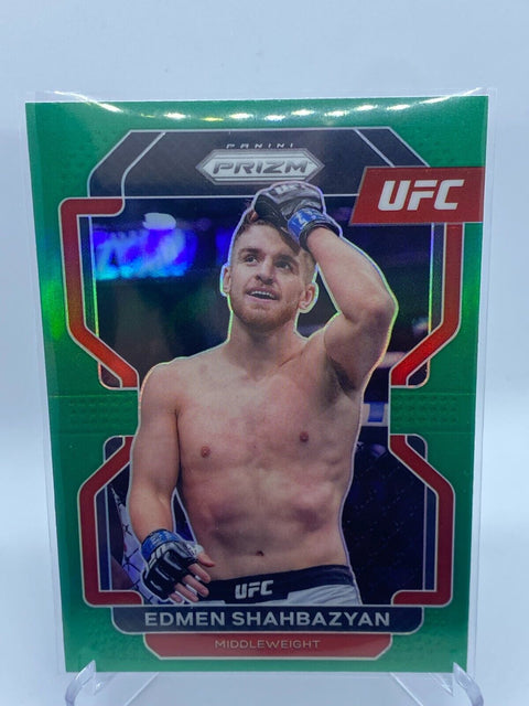 2022 Panini Prizm UFC Green Prizm Edmen Shahbazyan #133