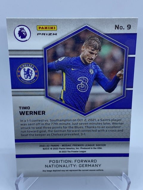 2021-22 Mosaic Premier League Genesis Chelsea Orange Timo Werner