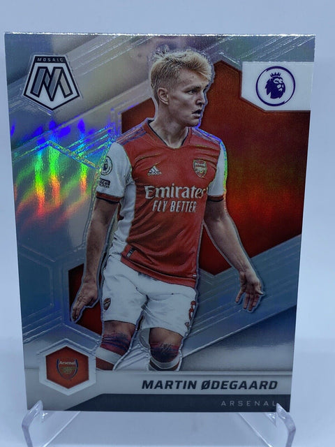 2021-22 Panini Mosaic Premier League Prizm Silver Martin Odegaard