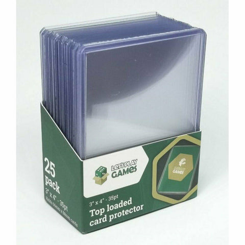 LPG Top Loaded Card Protector 3"x4" 25 Pack